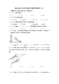 备战2023年江苏无锡中考数学仿真卷（八）