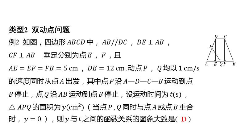 初中数学一轮复习培优微课 分层、递进解决函数图象的识别问题 思维引导系列课件PPT05