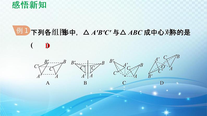 9.2 中心对称与中心对称图形 苏科版八年级数学下册导学课件06