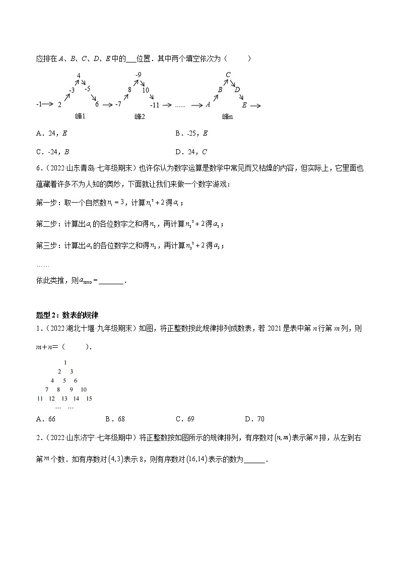 专题08 探究与表达规律（八大题型） 专项讲练-七年级数学上册重难题型全归纳及技巧提升专项精练（北师大版）02