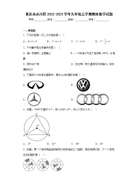 重庆市永川区2022-2023学年九年级上学期期末数学试题（含答案）