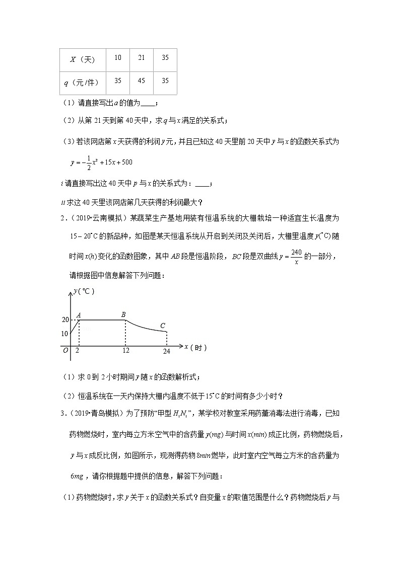 北师大版初三数学上册（秋季班）讲义  第8讲 反比例函数综合运用--尖子班（学生版）第3页