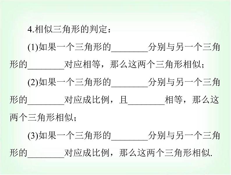 中考数学总复习第四章第19课时图形的相似课件05