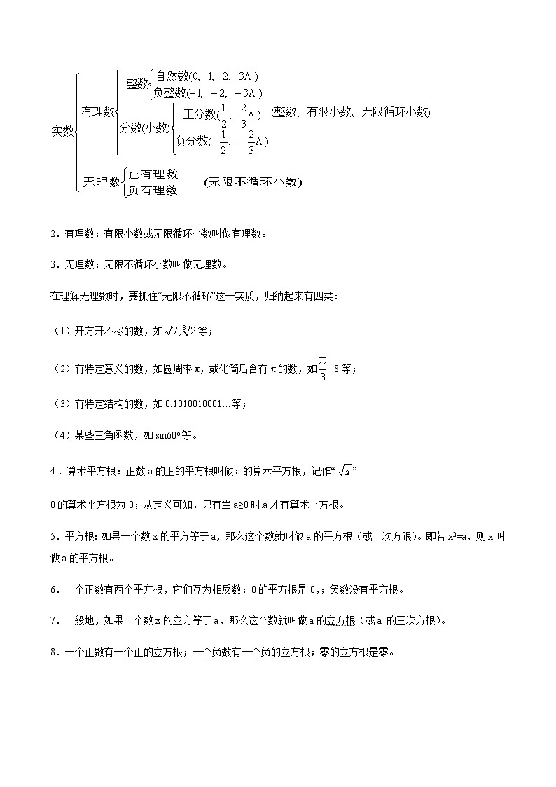 中考数学专题复习 专题04 实数和二次根式的运算（学生版）第2页