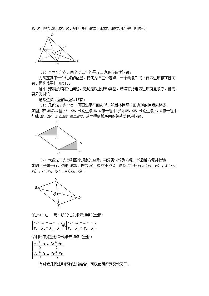 中考几何模型压轴题 专题23《平行四边形的存在性》02