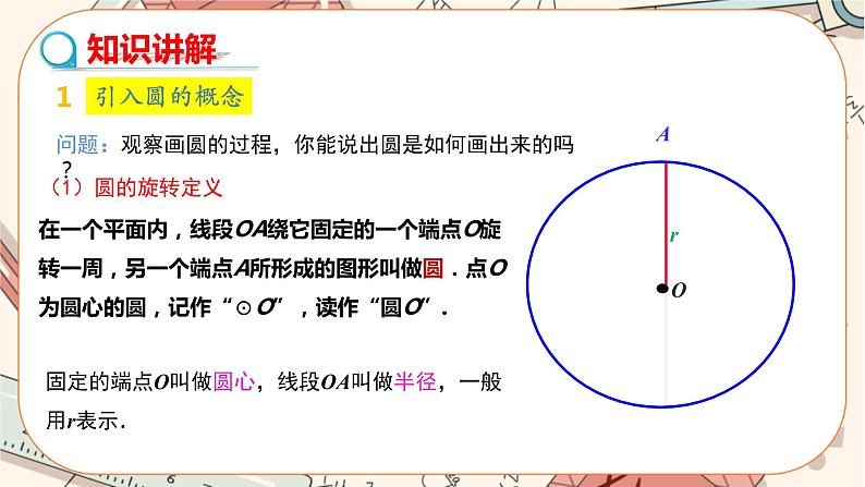 人教版数学九上24.1.1 圆（课件+教案++练习）05