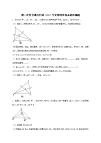 第一次月考难点特训（二）与全等综合有关的压轴题-八年级数学上册常考点微专题提分精练（浙教版）