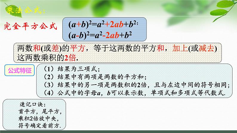 第9章 整式乘法与因式分解复习（1）苏科版七年级数学下册课件第8页