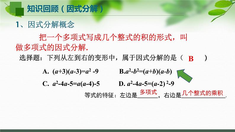 第9章 整式乘法与因式分解复习（2）苏科版七年级数学下册课件第3页