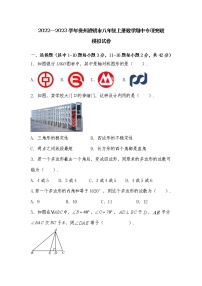 2022—2023学年贵州清镇市八年级上册数学期中专项突破模拟试卷（含解析）