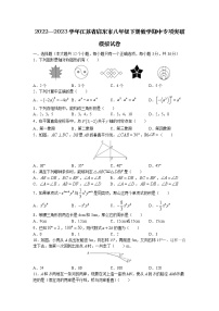 2022—2023学年江苏省启东市八年级下册数学期中专项突破模拟试卷（含解析）