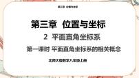 初中数学第三章 位置与坐标2 平面直角坐标系优质课件ppt