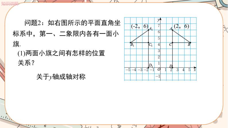 北师大版数学八上·3.3 轴对称与坐标变化（课件+教案+学案+练习）07