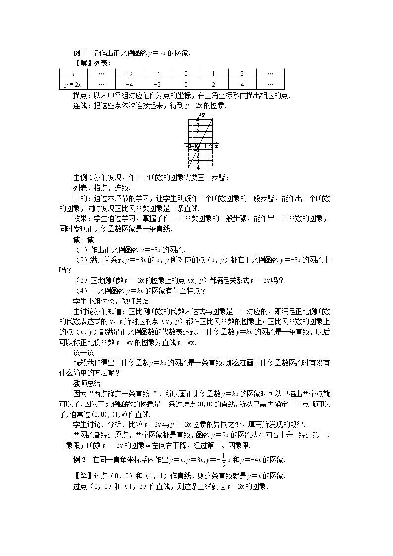 北师大版数学八上·4.3 一次函数的图象（第1课时）（课件+教案+学案+练习）02
