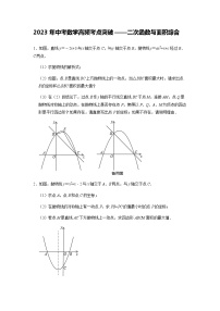 【备考2023中考】2023年中考数学高频考点突破——二次函数与面积综合