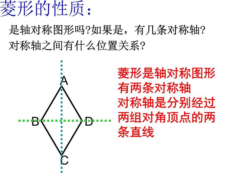 6.3.3菱形的性质和判定　课件　2022—2023学年青岛版数学八年级下册第6页