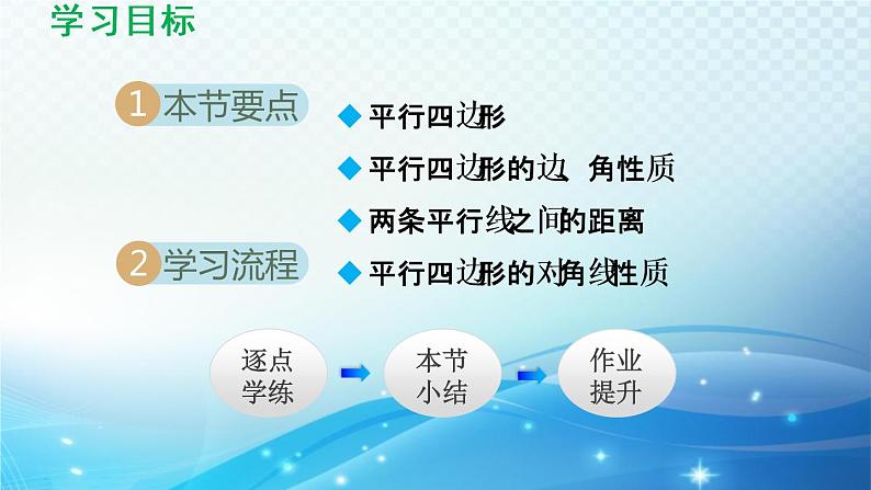 18.1 平行四边形的性质 华师版数学八年级下册导学课件02