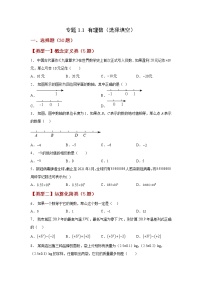 专题1.1 有理数（选择填空）-【挑战满分】2023年中考数学总复习精选精练（全国通用）