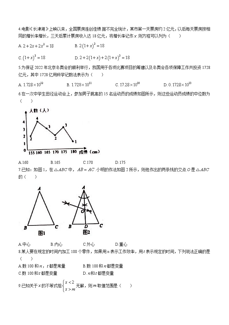 2023年广东省揭阳市惠来县部分学校九年级中考学科素质联合训练数学试题（含答案）02