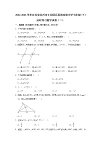 江苏省苏州市工业园区星海实验中学2022-2023学年七年级下学期数学延时服务练习（含答案）