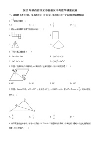 精品解析：2023年陕西省西安市临潼区中考数学模拟试卷