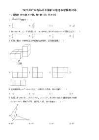 精品解析：2022年广东省汕头市潮阳区中考数学模拟试卷