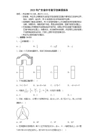 2023年广东省中考数学仿真模拟卷