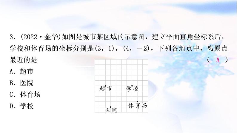 中考数学复习第三章函数第一节平面直角坐标系与函数作业课件04