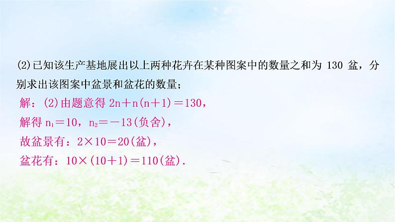 中考数学复习专项训练二规律探索题类型三图形规律探索作业课件04