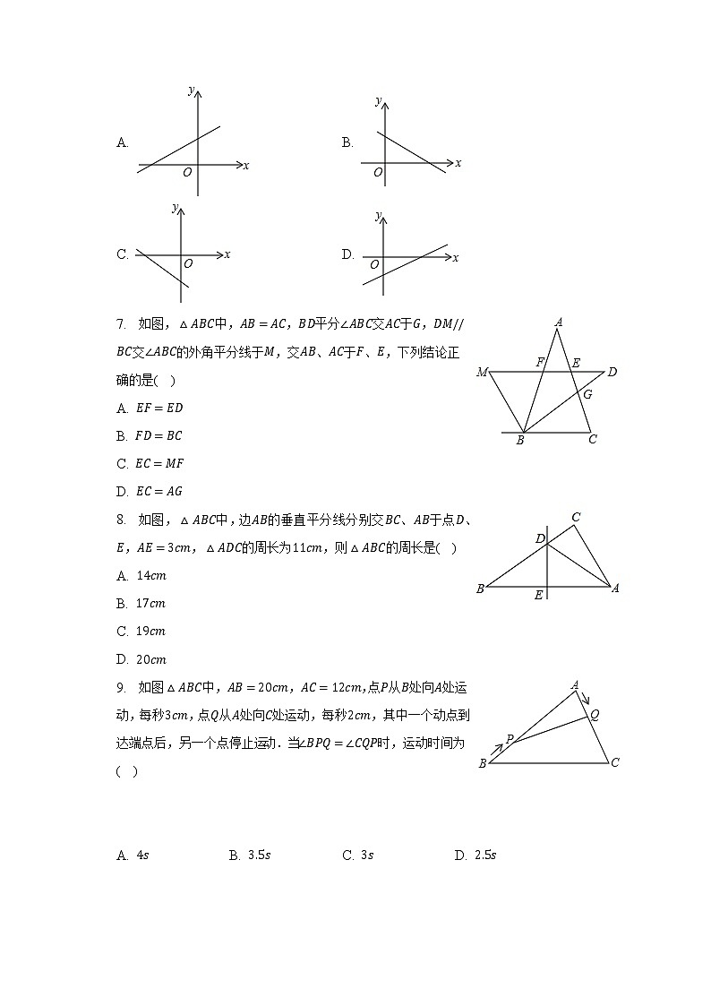2022-2023学年安徽省合肥市包河区八年级（下）月考数学试卷（3月份）（含解析）第2页