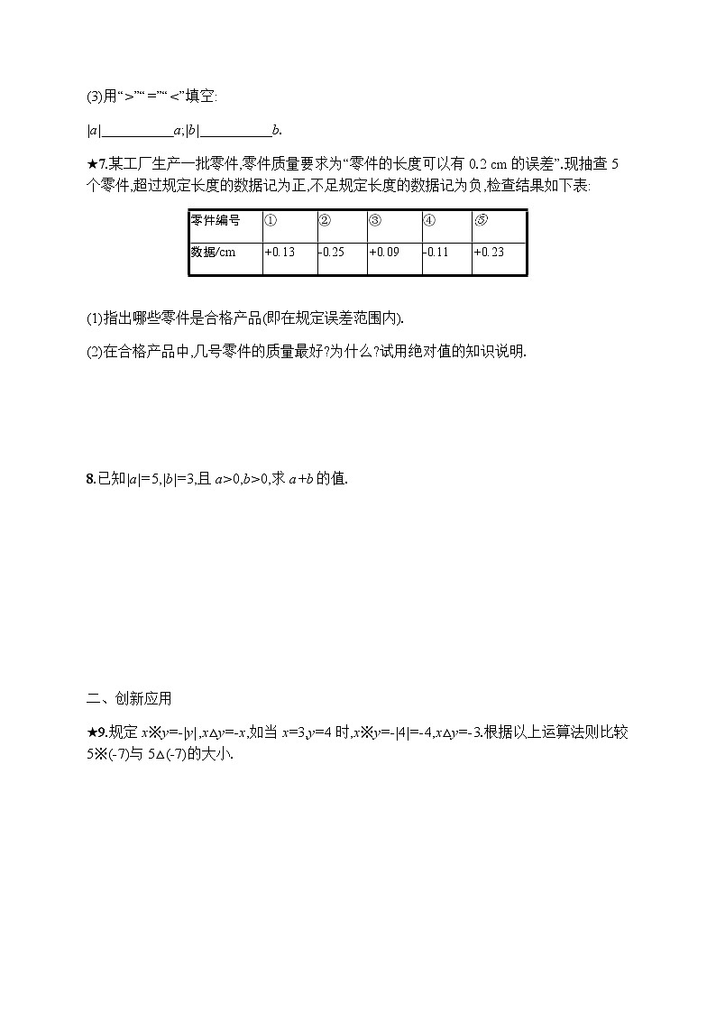 人教版初中数学七年级上册第1章有理数1-2-4第2课时有理数的大小比较习题含答案02