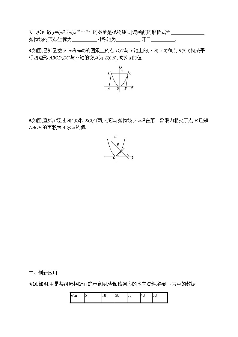 人教版初中数学九年级上册第22章二次函数22-1-2二次函数y=ax2的图象和性质习题含答案第2页