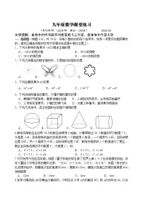 江苏省扬州市高邮市高邮镇2022-2023学年九年级下学期4月月考数学试题