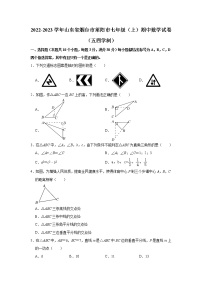 2022-2023学年山东省烟台市莱阳市七年级（上）学期期中考试数学试卷(解析版)