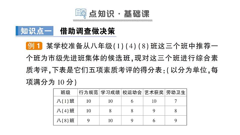 28.3 借助调查做决策 华师版数学九年级下册练习课件02