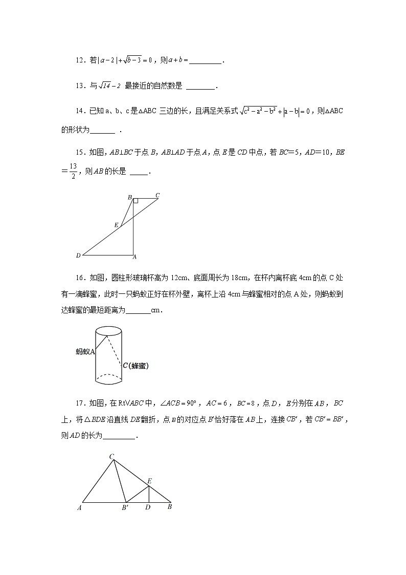 综合复习与测试（5）（第三四章）（巩固篇）（专项练习）-八年级数学上册基础知识专项讲练（苏科版）03