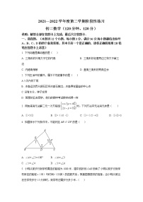 山东省烟台市牟平区（五四制）2021-2022学年七年级下学期期中阶段性练习数学试卷(含解析)