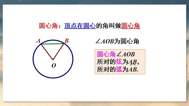 人教版9数上 24.1.3 弧、弦、圆心角 PPT课件+教案+导学案05