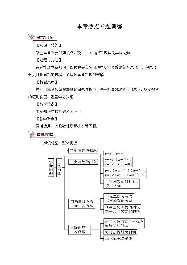 本章热点专题训练（教案）第1页