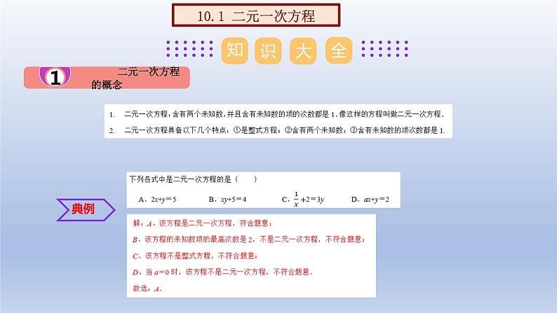 第十章 二元一次方程组【单元复习课件】-七年级数学下册单元复习过过过（苏科版）第2页