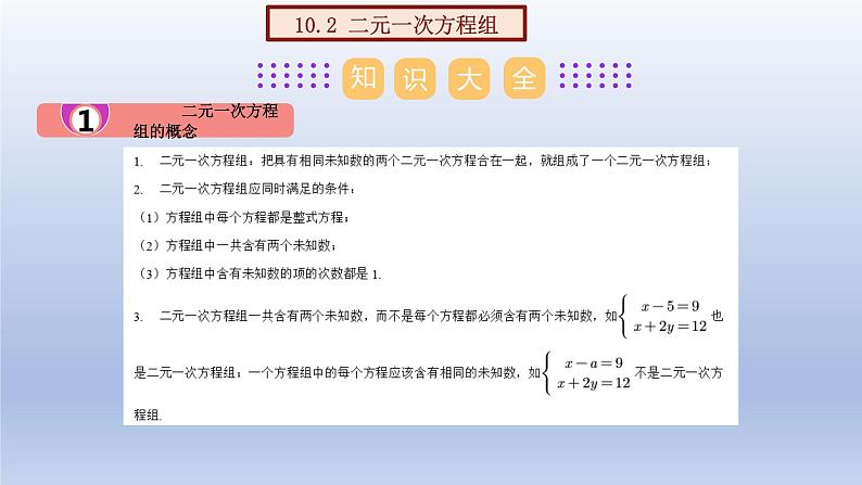 第十章 二元一次方程组【单元复习课件】-七年级数学下册单元复习过过过（苏科版）第4页