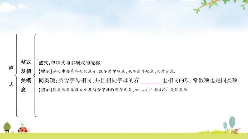 中考数学复习第一章数与式第三节代数式、整式与因式分解教学课件05