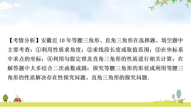 中考数学复习第四章三角形第三节等腰三角形与直角三角形教学课件第8页