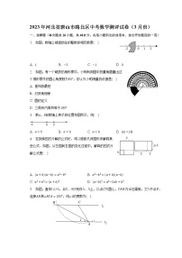 2023年河北省唐山市路北区中考数学测评试卷（3月份）（含解析）