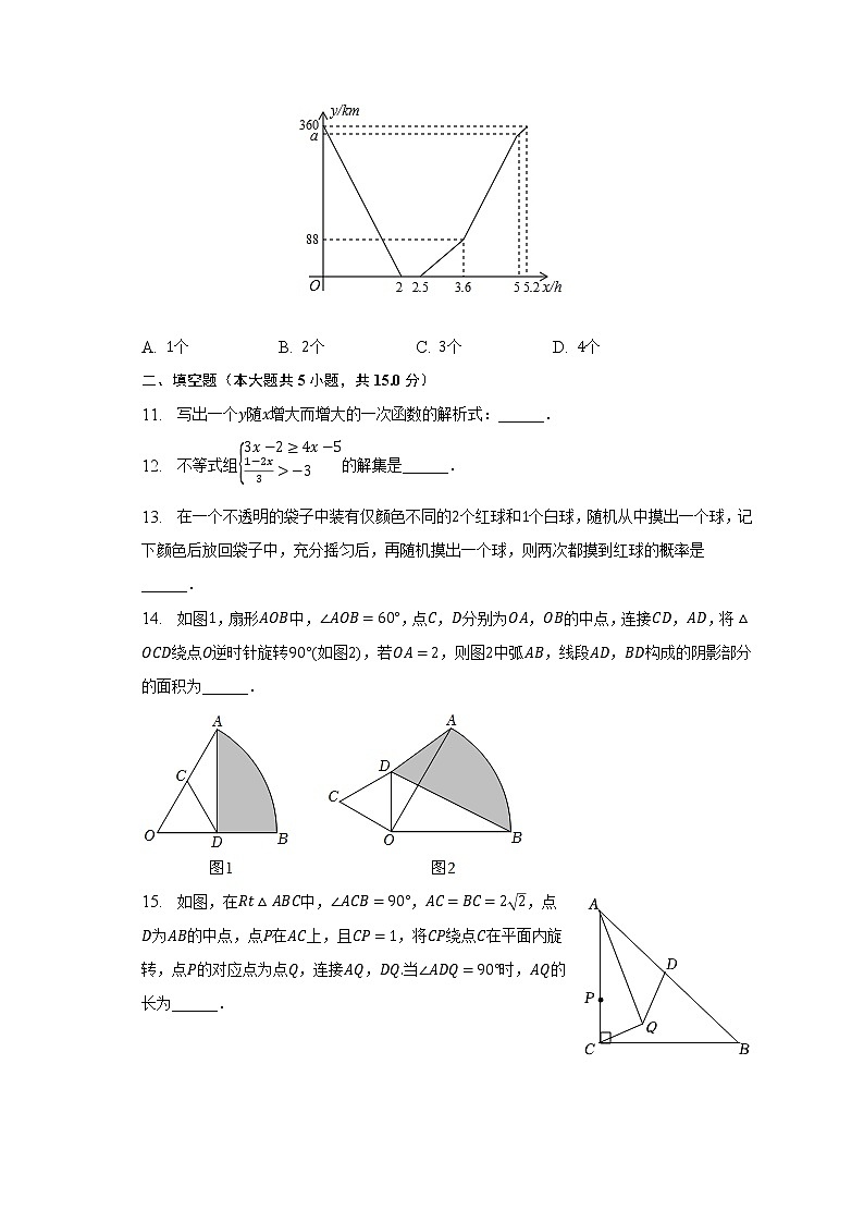 2022-2023学年河南省洛阳市偃师市中成外国语学校九年级（下）第二次月考数学试卷（2）（含解析）03