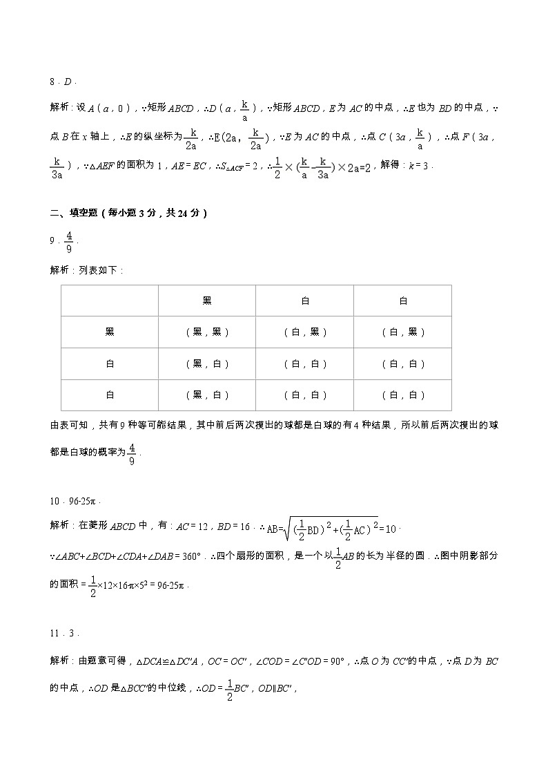 湖北省2023年春季重点高中自主招生考试优录测试八校联考数学试题二（含答案）03