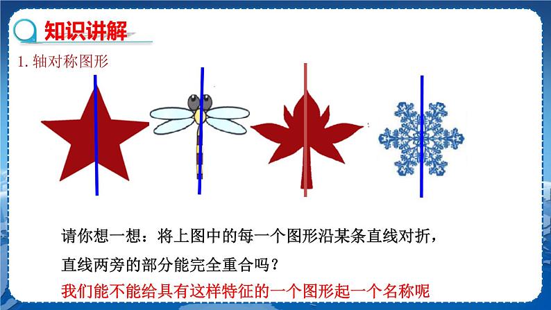 沪科版数学八年级上第15章轴对称图形与全等三角形15.1轴对称图形（第1课时） PPT课件+教学详案06