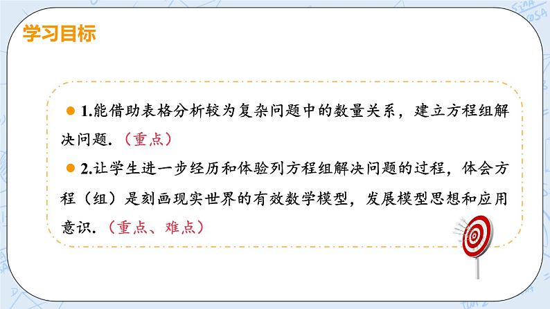 第五章 二元一次方程组 4 应用二元一次方程组——增收节支 课件+教案03