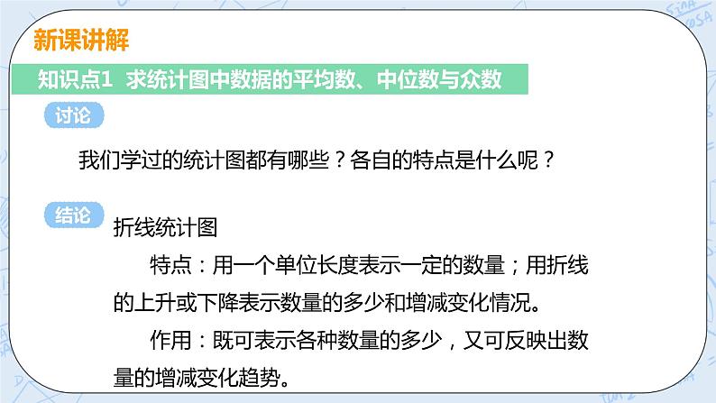 第六章 数据的分析 3 从统计图分析数据的集中趋势 课件+教案05