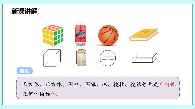 沪科版数学七年级上册 4.1.2《点、线、面、体》PPT课件07